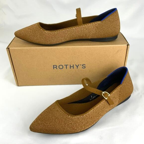 Rothy's Shoes - Rothy's The Point Mary Jane II Flats Bronze Women's Size 8.5 NIB